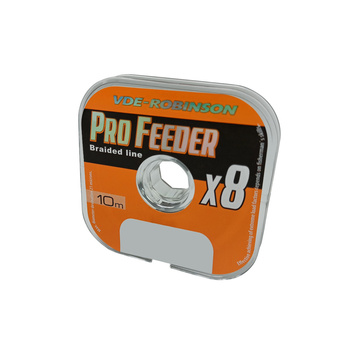 Plecionka VDE-Robinson Pro Feeder X8 0,12mm 10m BRĄZOWA 56-RF-012
