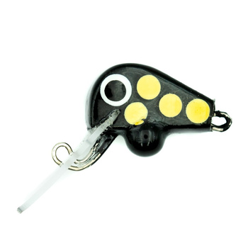 Wobler Mikrus Jakub Dwojak 2cm 2,6g DR YELLOW DOTS