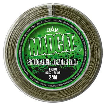 Linka MADCAT Spliceable Leader 25m 1,00mm 110kg GREEN SVS56657