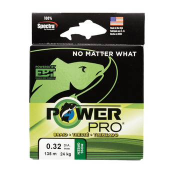 Plecionka Power Pro 0,32mm 135m 24kg/53lb MOSS GREEN PPBI13532MG