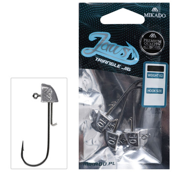Główka Jigowa Jaws Trójkątna 10g #4/0 - op.3szt