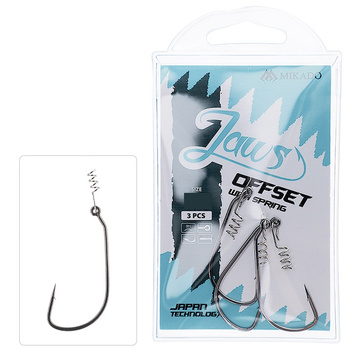 Hak Offsetowy Mikado Jaws z wkrętem #4/0 3szt HJA03-4/0