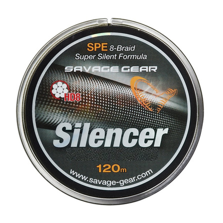 Plecionka Savage Gear HD8 Silencer Braid 120m 0,12mm 6,3kg GREEN 54808