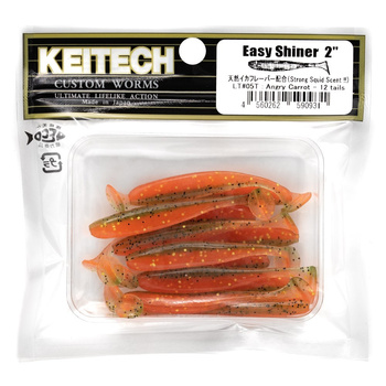 Keitech Easy Shiner 2'' 5cm 1g LT#05T ANGRY CARROT 12szt - op