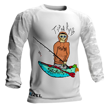 Koszulka Longsleeve Typ od Ryb UV SZARA L
