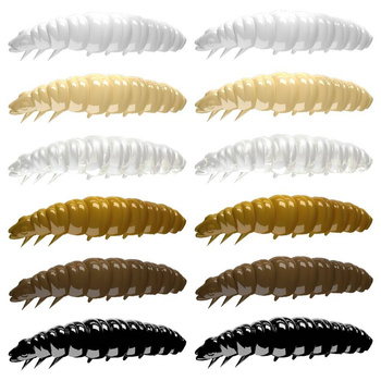Libra Lures LARVA 35 3,5cm 1g Bez Zapachu MIX 12szt