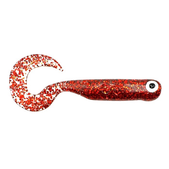 Great Fish GF1 Twister No Scent 49mm 0,9g GLITTER RED 10szt.