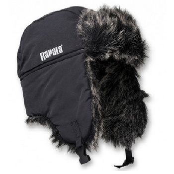 Czapka uszatka zimowa Rapala Czarna RA6820036