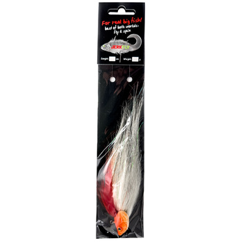 JerkFly Jig 15cm 12g RED WHITE