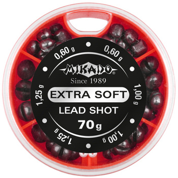 Śrut wędkarski Mikado mały zestaw B - 70g - OMS-MB-70