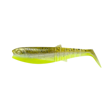 Cannibal Shad Savage Gear 6,8cm 3g GREEN PEARL YELLOW SVS77083