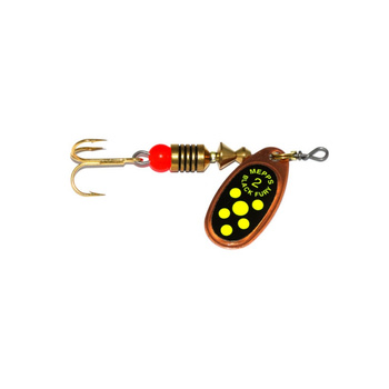 Mepps Black Fury #2 4,5g MIEDZIANY/SELEDYNOWE KROPKI 30438002