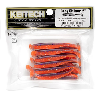 Keitech Easy Shiner 2'' 5cm 1g LT#36T LT HOT ORANGE 12szt - op