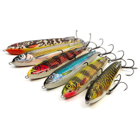 Wobler Salmo Sweeper 12cm 34g Sinking HOLO RED PERCH QSE055