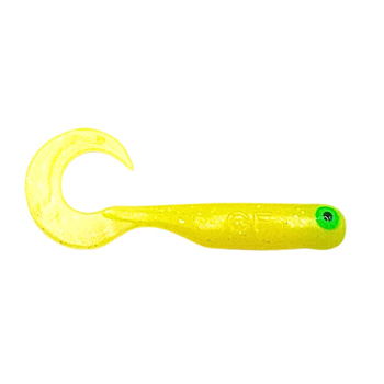 Great Fish GF1 Twister Fish Scent 49mm 0,9g YELLOW 10szt.