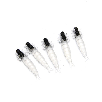 Fishchaser Microlarvae chruścik 2,4cm 1g PEARL 5szt.