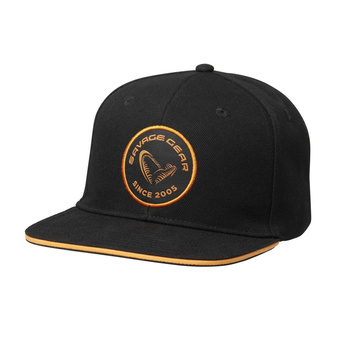 Czapka z Daszkiem Savage Gear Badge Flatbill Cap BLACK ORANGE