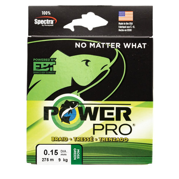 Plecionka Power Pro 0,15mm 275m 9kg/20lb MOSS GREEN PPBI27515MG