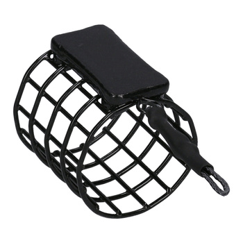 Koszyczek zanętowy Mikado okrągły 4K Light 25x25mm 30g CZARNY AMKZ-12-30