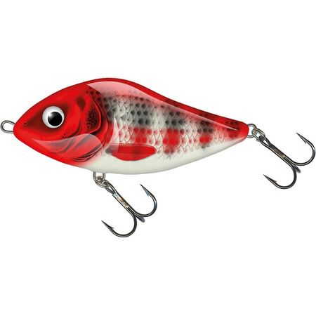 Wobler Salmo Slider tonący 12cm 70g HOLO RED HEAD STRIPPER QSD326