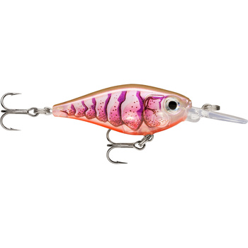 Rapala X-Light Shad 4cm 4g PURPLE PRAWN UV