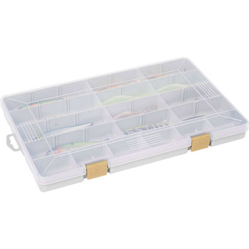 Pudełko Westin W3 Tackle Box 35,5x22,5x3,5cm GREY/CLEAR B02-706-035
