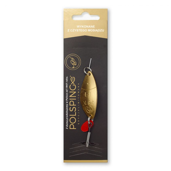 Błystka wahadłowa Polsping ALGA 3 czysty mosiądz 33g  BWA03MM