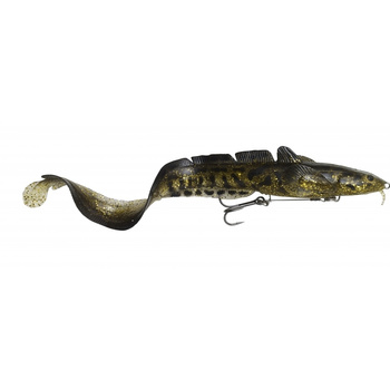 Przynęta gumowa Savage Gear 3D Burbot Shallow 25cm 70g SS GOLD BURBOT UV 63849