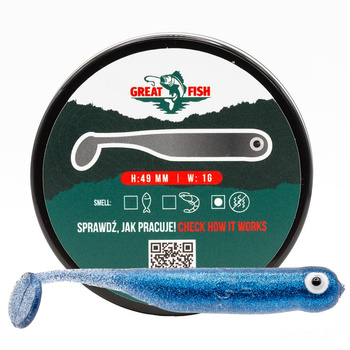 Great Fish GF1 No Scent 49mm 1g BLUE PEARL 10szt.