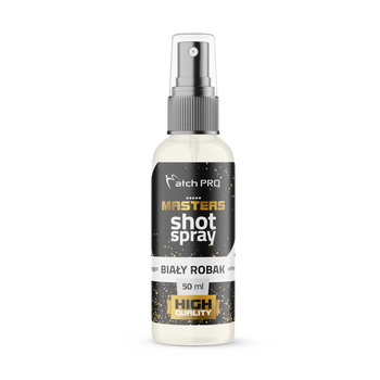 Atraktor w sprayu MatchPro Masters Shot Spray BIAŁY ROBAK 50ml 971038