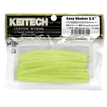 Keitech Easy Shaker 3,5'' 9cm 1,9g LT#16 CHARTREUSE ICE 12szt op.