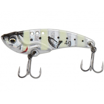 Cykada Savage Gear Vib Blade SW szybko tonąca 4,5cm 8,5g ZEBRA GLOW 73577
