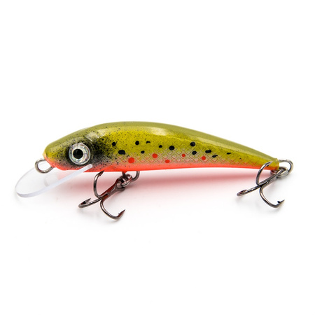 Wobler pstrągowy USAK Fury 5cm 4g RED BROWN TROUT