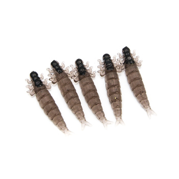 Fishchaser Microlarvae chruścik 2,4cm 1g MOTOROIL AND PEPPER 5szt.