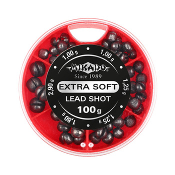 Śrut wędkarski Mikado duży zestaw B 100g OMS-DB-100