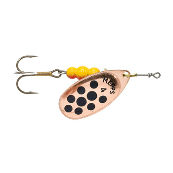 Mepps Aglia Decorees #4 9g MIEDZIANA CZARNE KROPKI 30134004