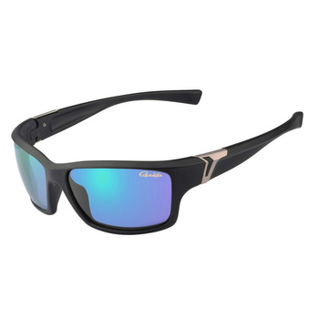 Okulary Gamakatsu G-glasses Edge BLACK LIGHT GREY BLUE MIRROR 7128-82