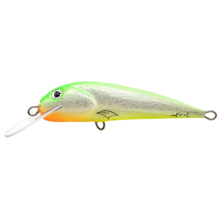 Wobler Trociowy Krol 7cm 7g GREEN SILVER 110