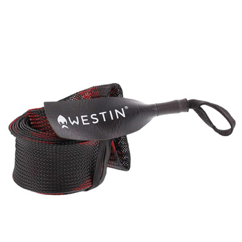 Pokrowiec Westin Rod Cover Trigger Split Rod Up To 8'6'' 255cm (fi 4cm) 80cm BLACK/RED A75-532-138