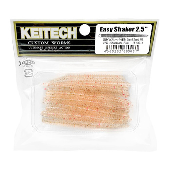 Keitech Easy Shaker 2,5'' 6,3cm 0,7g 376S CHAMPAGNE PINK