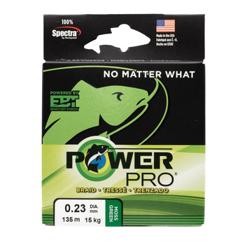 Plecionka Power Pro 0,23mm 135m 15kg/33lb MOSS GREEN PPBI13523MG