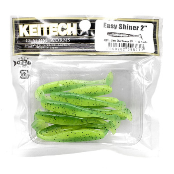 Keitech Easy Shiner 2'' 5cm 1g #468T LIME CHARTREUSE PP. 12szt. - op.