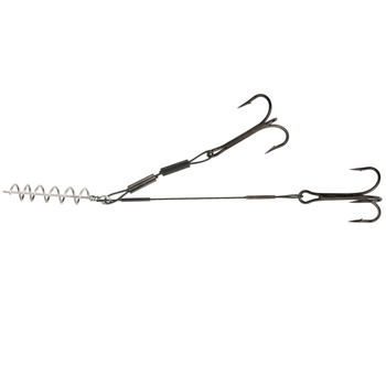 Dozbrojka Mikado Jaws stalowa podwójna 10cm #1/0 1szt HDJ02-10-24