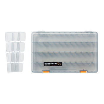 Pudełko Savage Gear 6B Deep 36x22,5x8cm SMOKE 76780