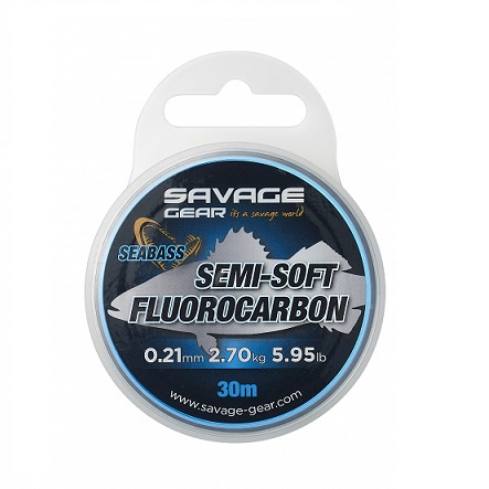 Savage Gear SemiSoft Fluorocarbon SEABASS 30m 0,35mm 6,72kg 74487