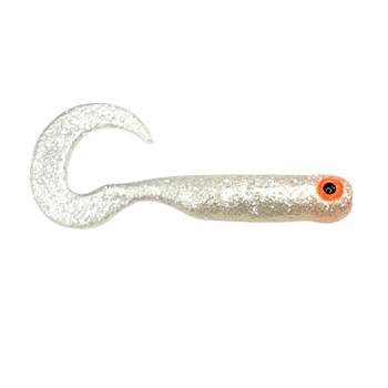 Great Fish GF1 Twister Fish Scent 49mm 0,9g SILVER PEARL 10szt.