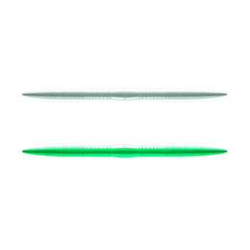 Libra Lures Bass Fat Boy Wacky Worm 12,8cm 4,4g 000 GLOW UV GREEN 8szt