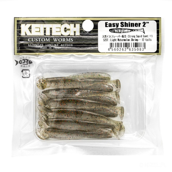 Keitech Easy Shiner 2'' 5cm 1g 523T LIGHT WATERMELON SHRIMP 12szt - op