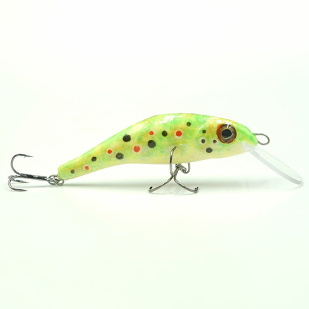 Wobler trociowy TG 8cm 9,5g LIME