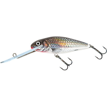 Wobler Salmo Perch Deep Runner 12cm 40g HOLO GREY SHINER QPH016